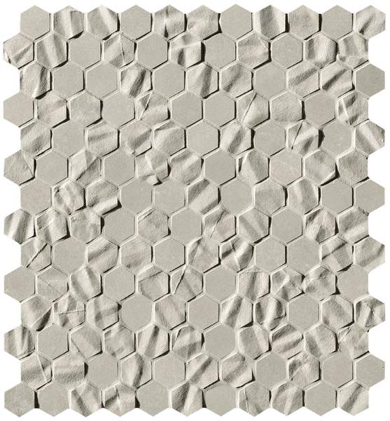 Фото BLOOM GREY STAR ESAGONO MOSAICO (fOYY) керамическая плитка 32.5x29.5, цена 5 280 руб./шт