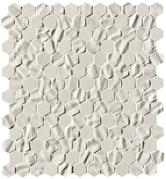 Фото BLOOM WHITE STAR ESAGONO MOSAICO (fOYZ) керамическая плитка 32.5x29.5, цена 4 917 руб./шт