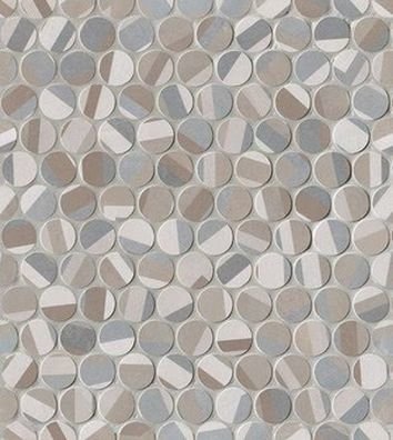 Фото COLOR LINE DECO ROUND MOSAICO (fNL5) керамическая плитка 32.5x29.5, цена 4 247 руб./шт