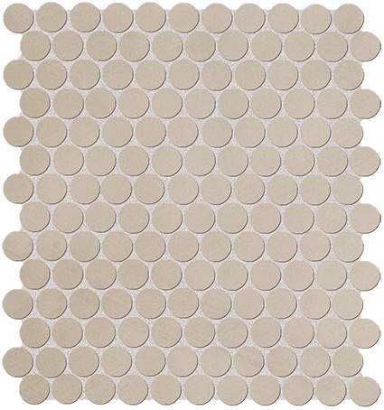Фото COLOR NOW TORTORA ROUND MOSAICO (fMUC) керамическая плитка 32.5x29.5, цена 5 535 руб./шт