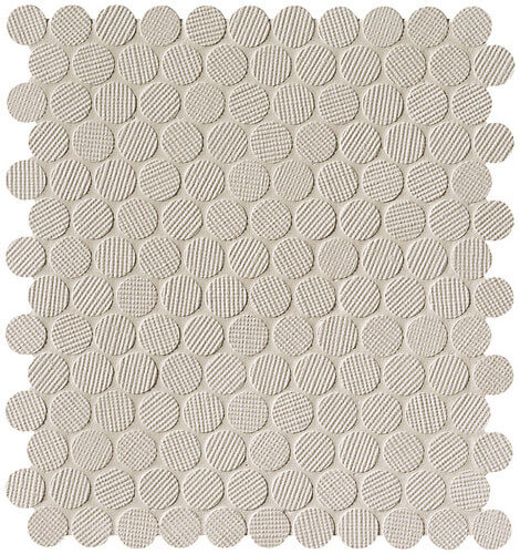 Фото MILANO&WALL BEIGE ROUND MOSAICO (fNVP) керамическая плитка 32.5x29.5, цена 4 005 руб./шт