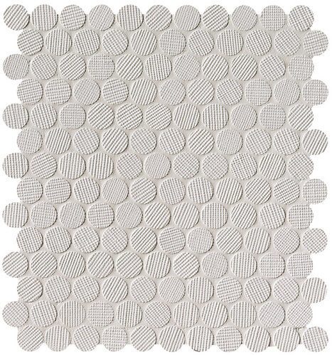 Фото MILANO&WALL BIANCO ROUND MOSAICO (fNVQ) керамическая плитка 32.5x29.5, цена 4 005 руб./шт
