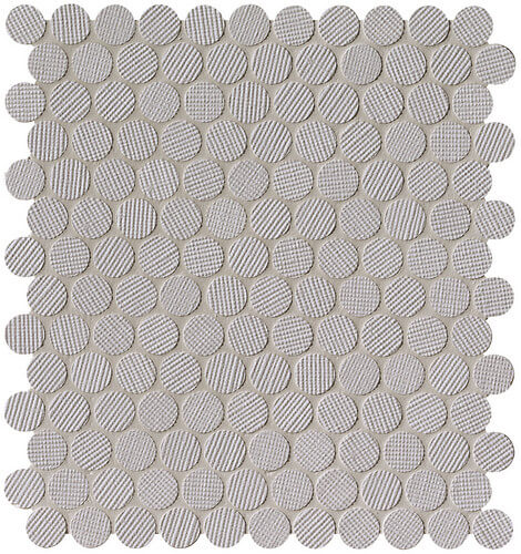 Фото MILANO&WALL GRIGIO ROUND MOSAICO (fNVS) керамическая плитка 32.5x29.5, цена 4 005 руб./шт