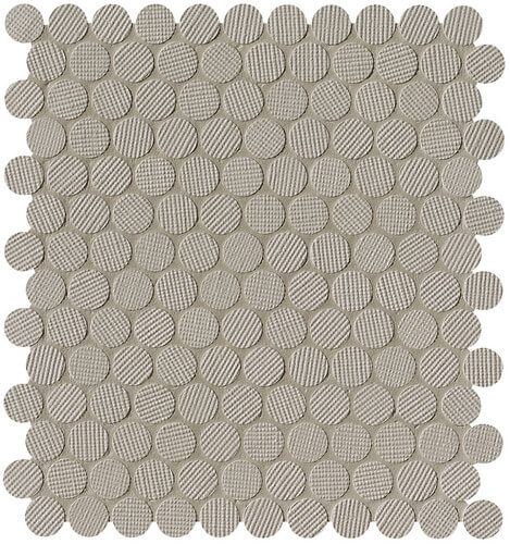 Фото MILANO&WALL TORTORA ROUND MOSAICO (fNVV) керамическая плитка 32.5x29.5, цена 4 005 руб./шт