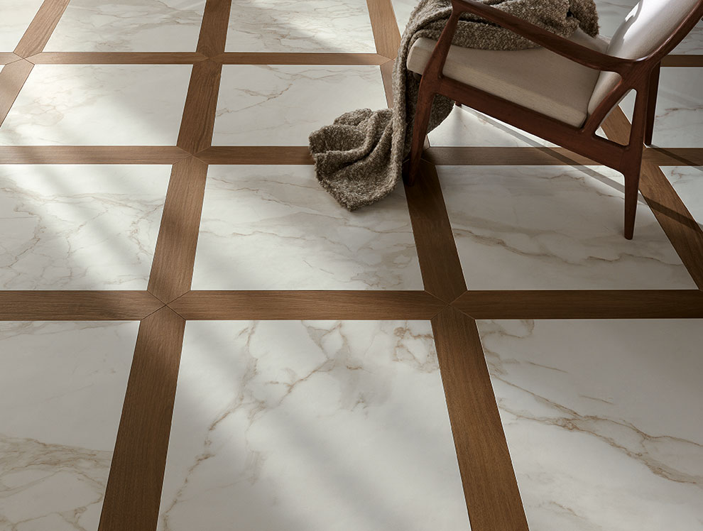 Фото 1: Плитка настенная Fap Ceramiche Roma в интерьере.