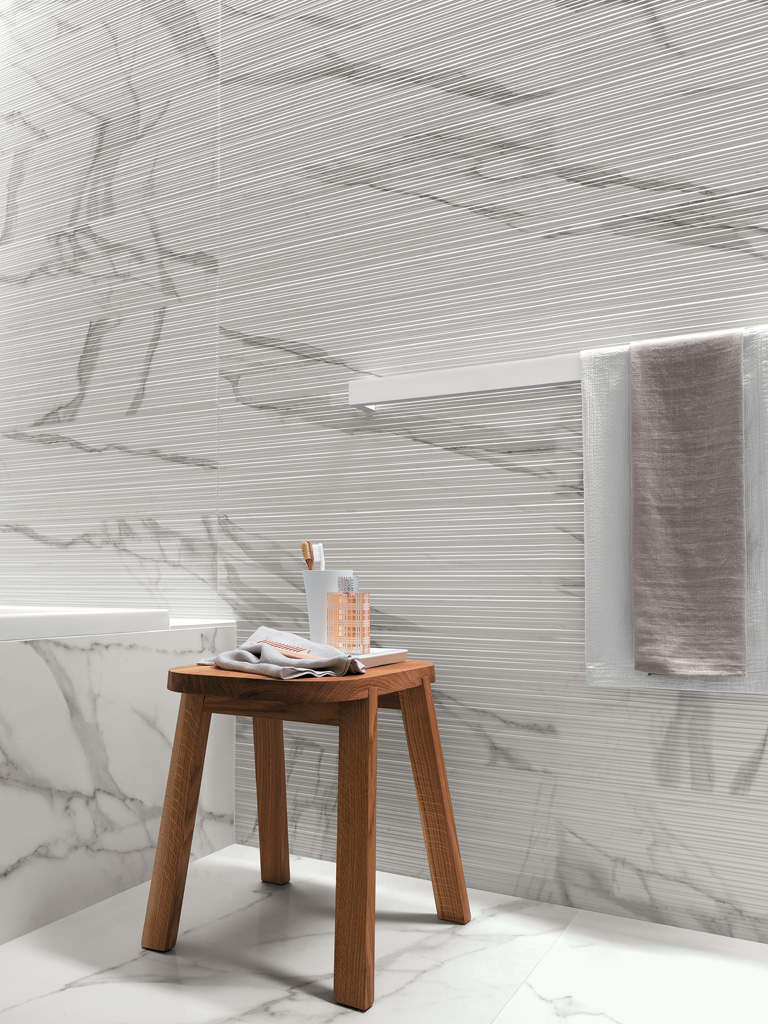 Фото 1: Плитка настенная Fap Ceramiche Roma в интерьере.