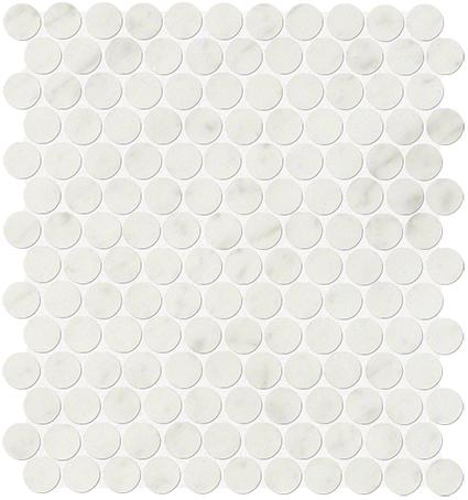 Фото ROMA DIAMOND CARRARA ROUND GRES MOS. (fNJC) керамогранит 32.5x29.5, цена 3 738 руб./шт