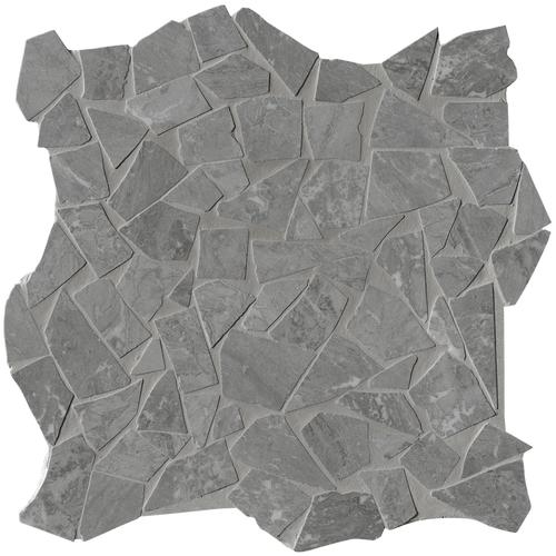 Фото ROMA DIAMOND GRIGIO SCHEGGE MOSAICO BRILLANTE (fNZA) керамогранит 30x30, цена 2 670 руб./шт