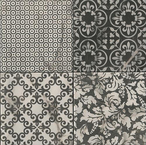 Фото ROMA 20 DECO CALACATTA IMPERIALE (fLX1) керамогранит 20x20, цена 4 094 руб./м2