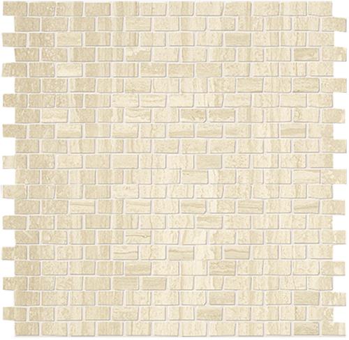 Фото ROMA TRAVERTINO BRICK MOSAICO (fMAG) керамогранит 30x30, цена 2 225 руб./шт